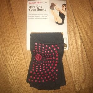 Banyan & Bo Ultra-Grip Toeless Grippy Yoga Socks